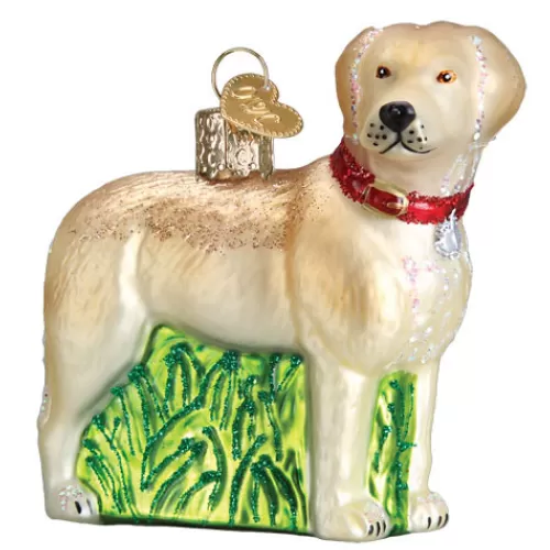 Animal Ornaments^Tannenbaum Holiday Shop Standing Yellow Lab