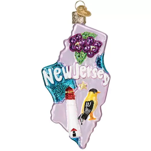 Travel And Destination Ornaments>Tannenbaum Holiday Shop State Of New Jersey