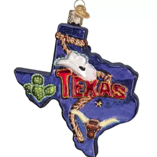 Travel And Destination Ornaments>Tannenbaum Holiday Shop State Of Texas Ornament