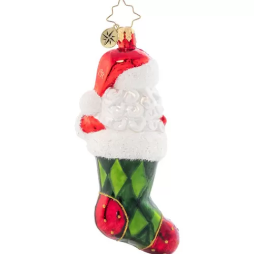 Santa Ornaments^Tannenbaum Holiday Shop Stocking Stuffed Santa