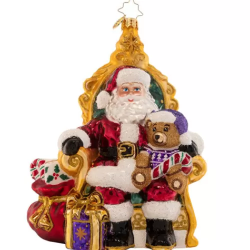 Santa Ornaments^Tannenbaum Holiday Shop Strike A Pose Santa