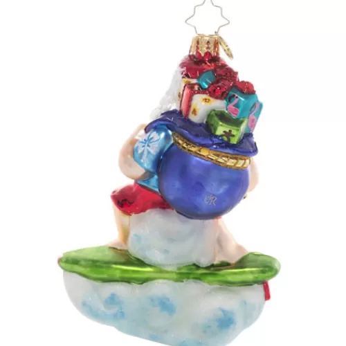 Santa Ornaments^Tannenbaum Holiday Shop Surf's Up Santa