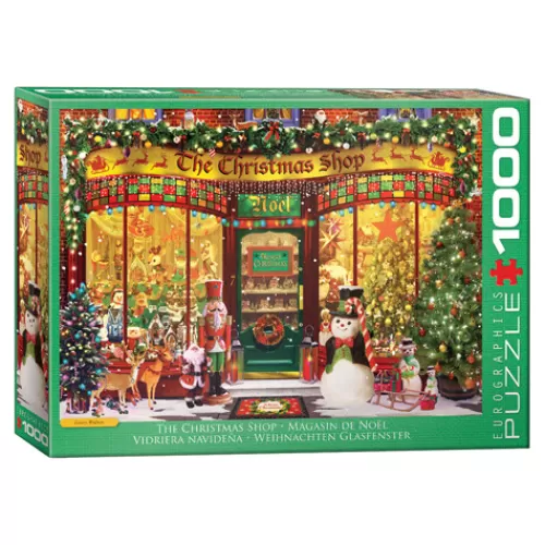 Puzzles And Toys>Tannenbaum Holiday Shop The Christmas Shop 1000-Piece Puzzle