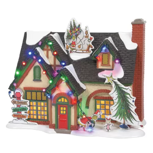 Department 56 - Villages^Tannenbaum Holiday Shop The Grinch House