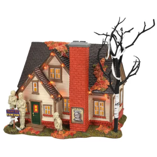 Department 56 - Halloween Village>Tannenbaum Holiday Shop The Mummy House