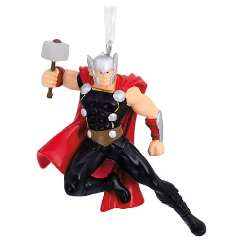 Licensed Characters And Accessories^Tannenbaum Holiday Shop Thor With Mjolnir Ornament