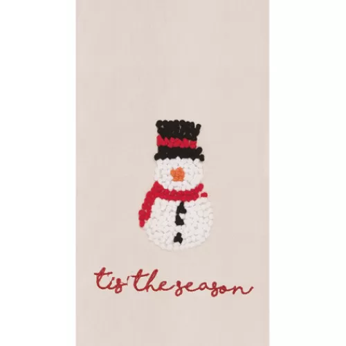 Towels>Tannenbaum Holiday Shop Tis The Season Snowman Towel