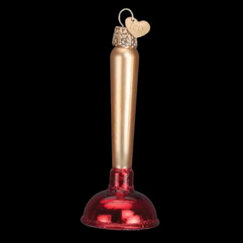 Novelty Ornaments^Tannenbaum Holiday Shop Toilet Plunger