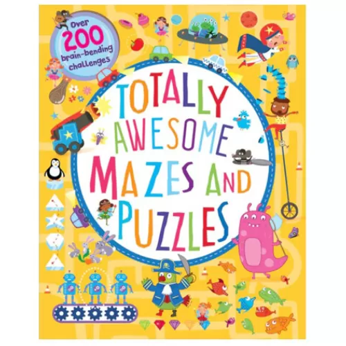 Books^Tannenbaum Holiday Shop Totally Awesome Mazes And Puzzles