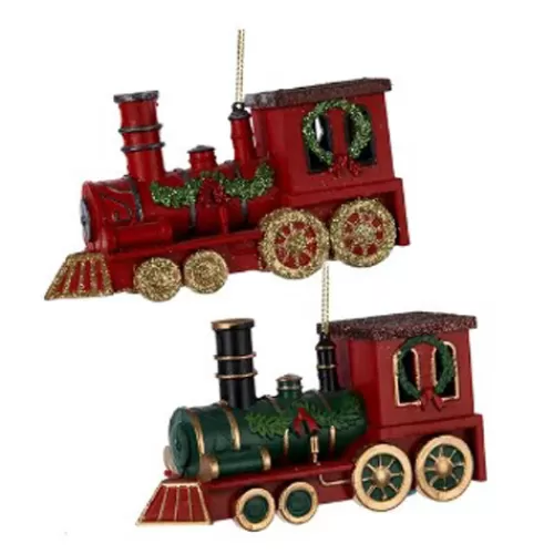 Traditional Christmas Ornaments>Tannenbaum Holiday Shop Train Ornaments, 2A