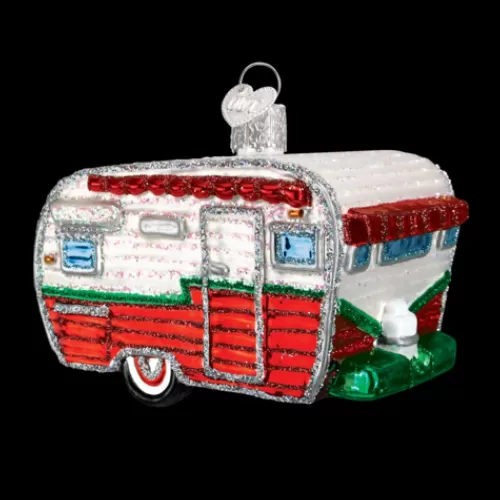 Novelty Ornaments^Tannenbaum Holiday Shop Travel Trailer