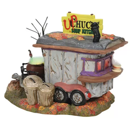 Department 56 - Halloween Village>Tannenbaum Holiday Shop Upchuck's Soup Kitchen