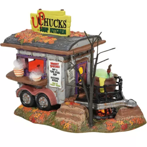 Department 56 - Halloween Village>Tannenbaum Holiday Shop Upchuck's Soup Kitchen