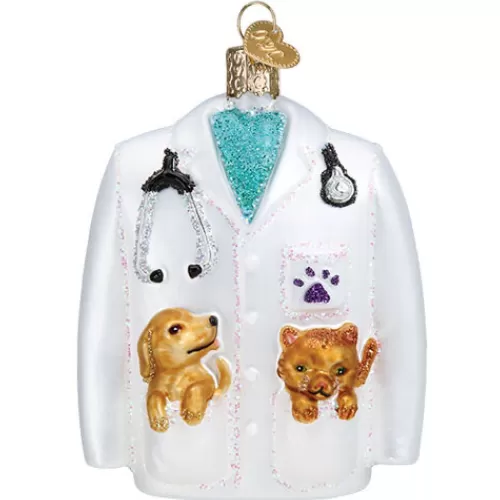 Novelty Ornaments^Tannenbaum Holiday Shop Veterinarian's Coat