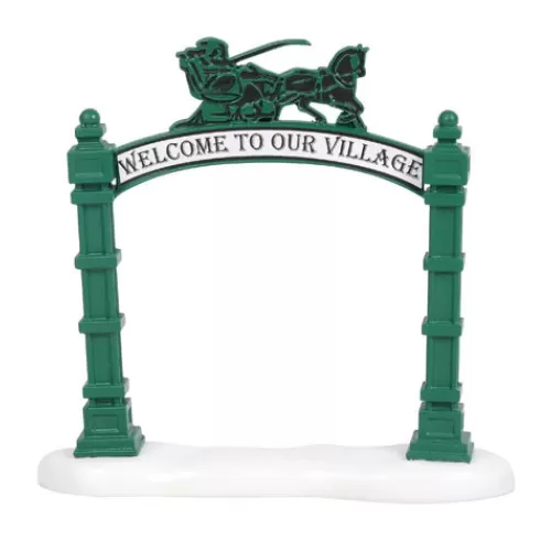 Department 56 - Villages^Tannenbaum Holiday Shop Village Accessories - Village Archway