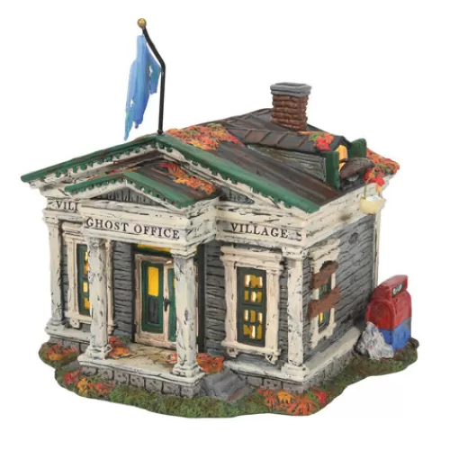 Department 56 - Halloween Village>Tannenbaum Holiday Shop Village Ghost Office