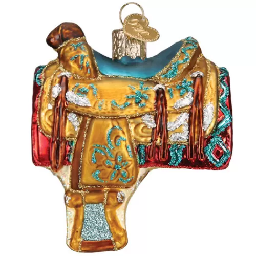 Animal Ornaments^Tannenbaum Holiday Shop Western Saddle