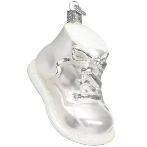 Baby Ornaments And Gifts^Tannenbaum Holiday Shop White Baby Shoe