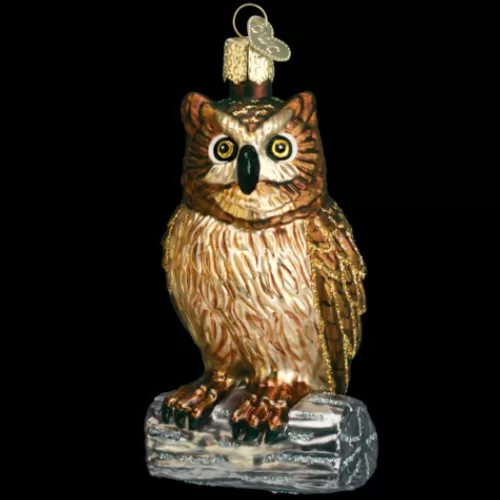 Animal Ornaments^Tannenbaum Holiday Shop Wise Old Owl