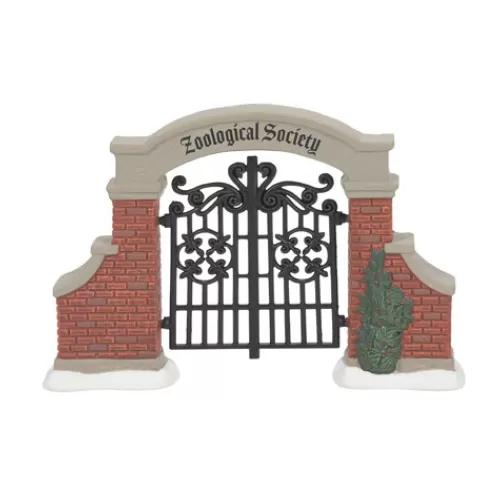 Department 56 - Villages^Tannenbaum Holiday Shop Zoological Garden's Gate